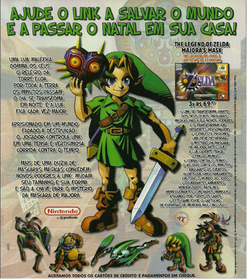 PO.B.R.E - Traduções - Nintendo 64 The Legend of Zelda - Majora's Mask  (Projeto BR)