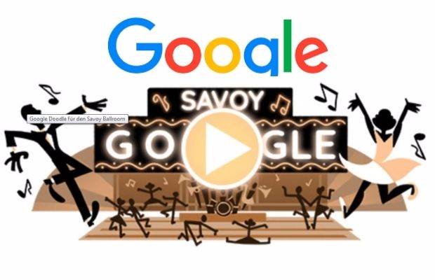 Google Doodle Savoy Ballroom Swing Dance