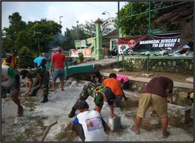 PERINGATI HJK KORAMIL JENAR LAKSANAKAN PEMBERSIHAN PANGKALAN