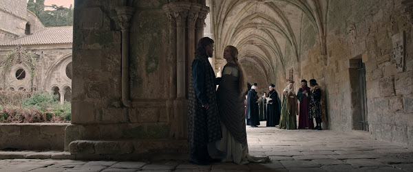 The Last Duel Matt Damon as Sir Jean de Carrouges and Jodie Comer as Marguerite de Carrouges