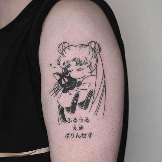 Inspiração: Tatuagens fofas para fãs de Sailor Moon!