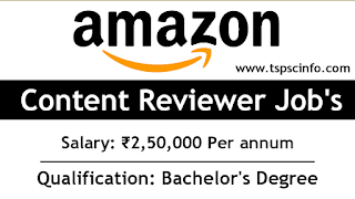 Amazon Recruiting Content Reviewer Positions in Bangalore from Interested candidate's