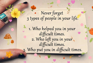 Never forget, people in your life, difficult times 