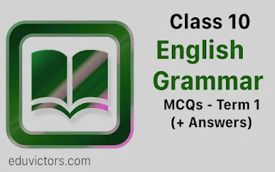 Class 10 English Grammar (Term 1) MCQs  #cbseTerm1 #English #GramamarQuiz #eduvictors