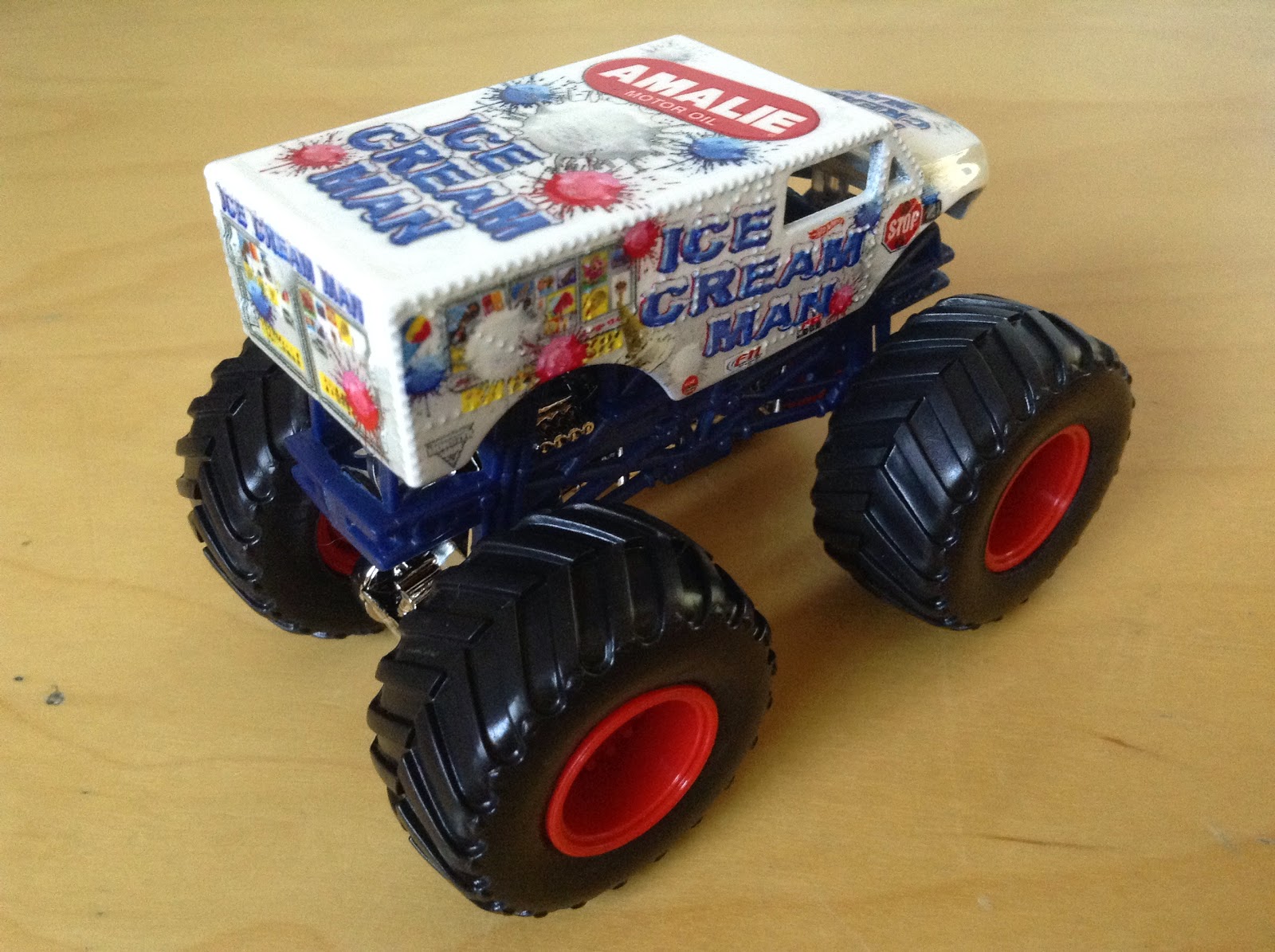 JULIAN'S HOT WHEELS BLOG Ice Cream Man Monster Jam Truck (New for 2015)