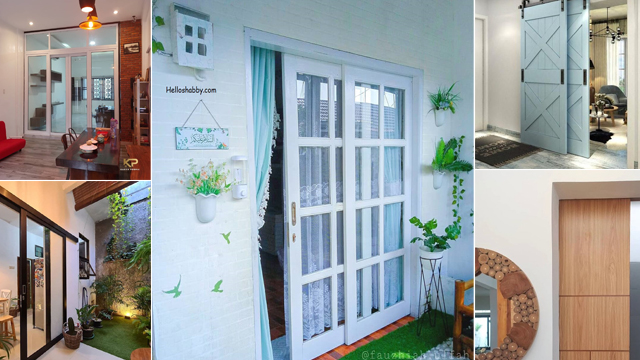 Desain Pintu Geser , Solusi Cerdas Rumah Sempit ~ HelloShabby.com