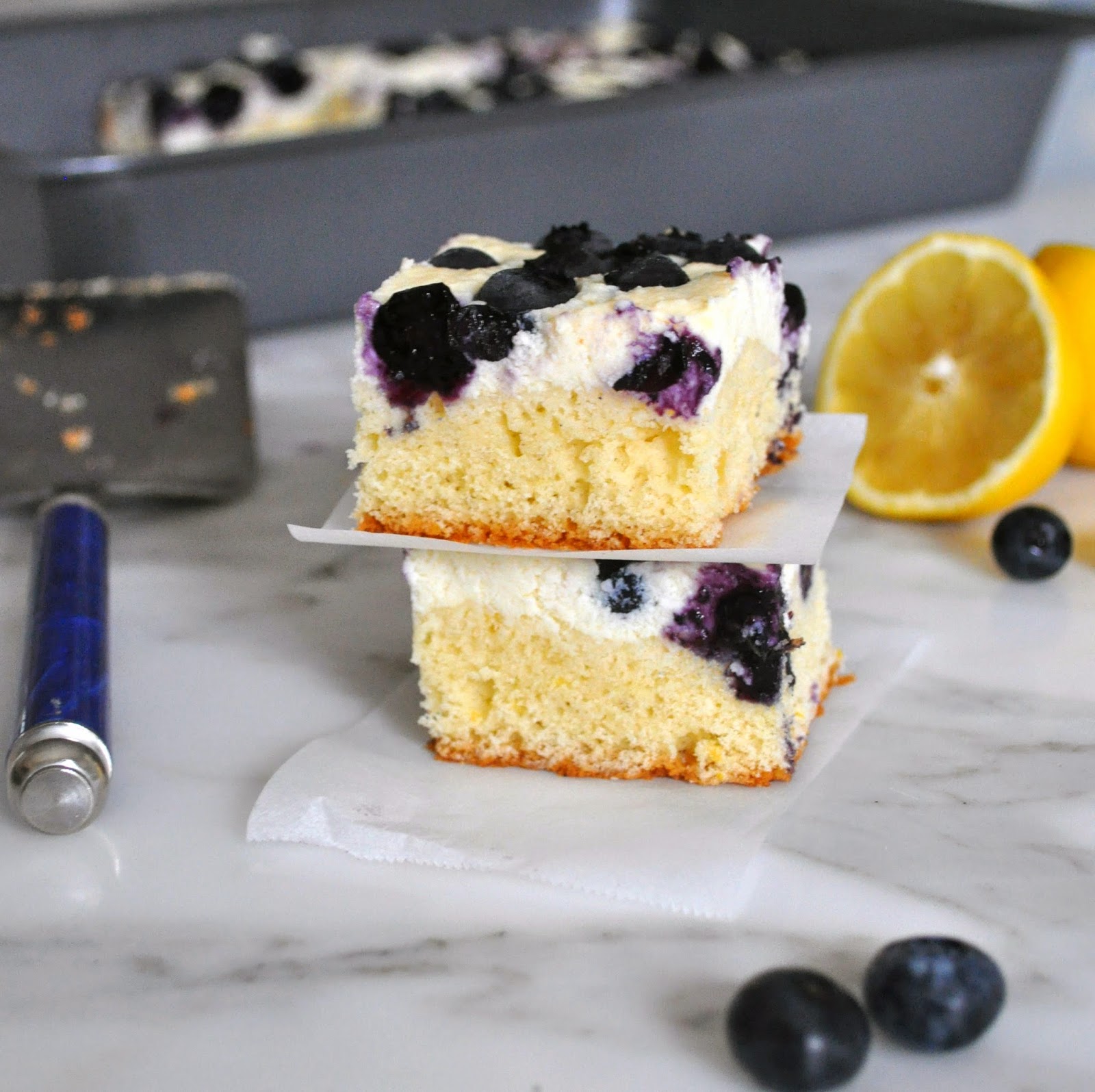 Cooking with Manuela: Blueberry and Ricotta Cheese Bars