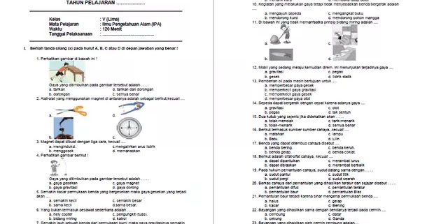 Soal Latihan Uts Ips Kelas 5 Sd Mi Semester 2 Berkas Edukasi