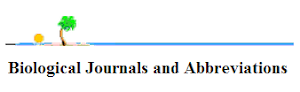 Biological Journals and Abbreviations
