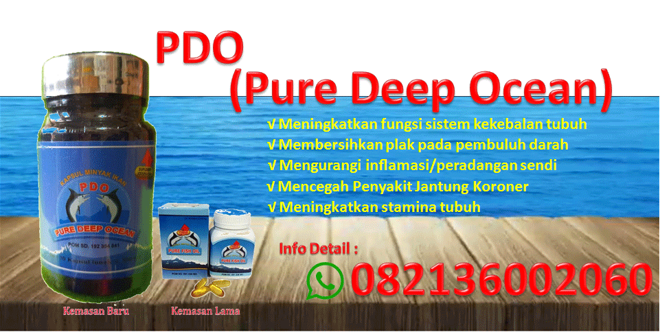Jual Minyak Ikan PDO Pure Fish Oil Asli