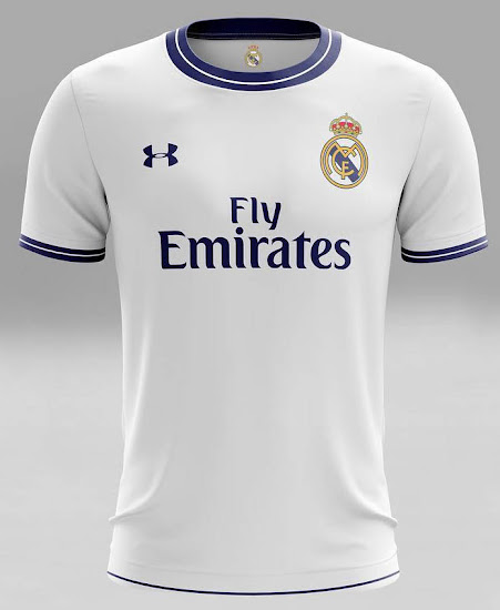 Equipación conceptual del Real Madrid por Under Footy Headlines español