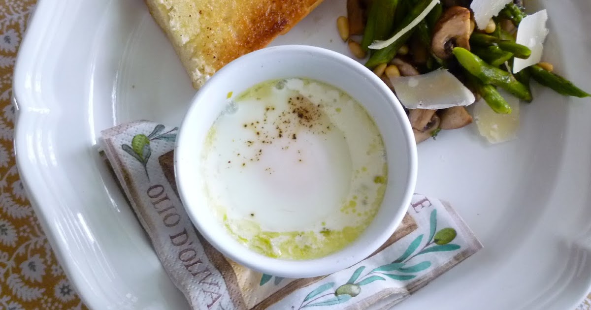 For Love of the Table FrenchStyle Baked Eggs (Oeufs en Cocotte) with