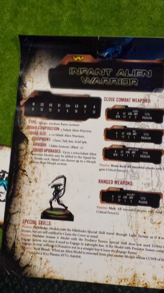 GMorts Chaotica AvP A Preview Part 1 Rulebook Pages