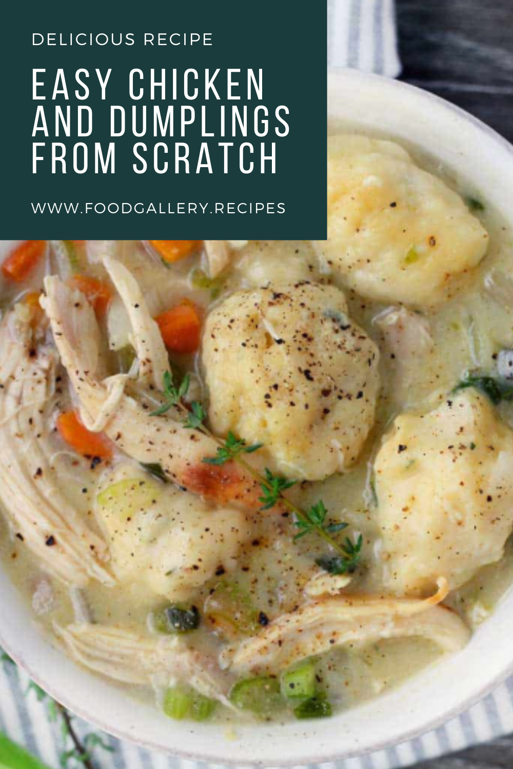 Easy Chicken and Dumplings from Scratch - Health Autos