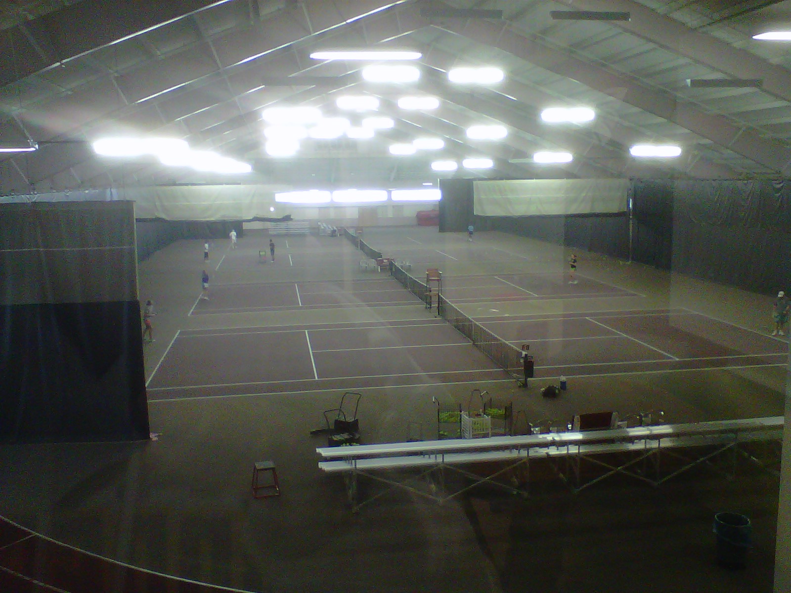 Kohawk TENNIS A typical day in the Racquet Center...