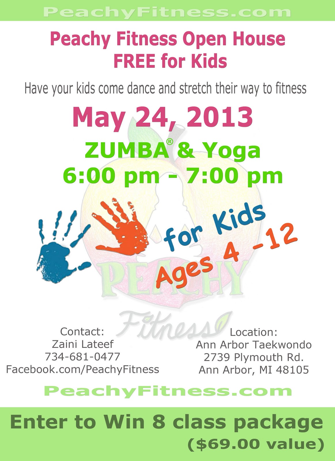 Ann Arbor Mom Blog Free Kids Zumba & Yoga Class Plus Win a 20 Gift Card