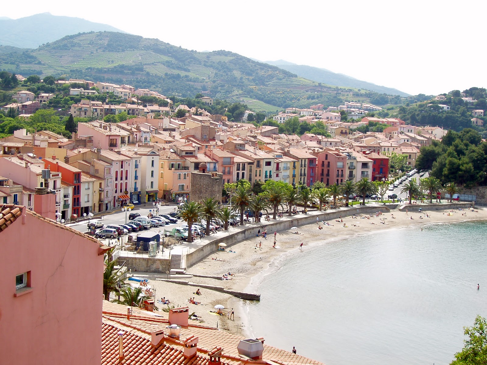 Camogli harbor with pastel-colored buildings