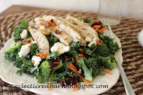 Eclectic Red Barn: Kale, Broccoli Chicken Salad
