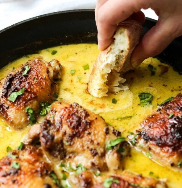 Mustard Chicken EASY RECIPES