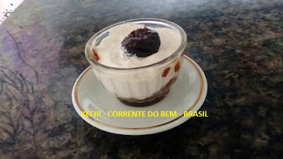 GREGO DE KEFIR COM COCO E GELEIA DE AMEIXA GREGO DE KEFIR COM COCO E GELEIA DE AMEIXA