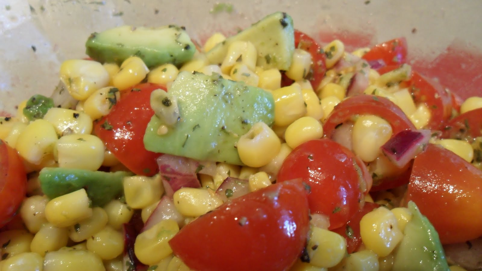 Random Acts of Food Corn, Avocado & Tomato Salad
