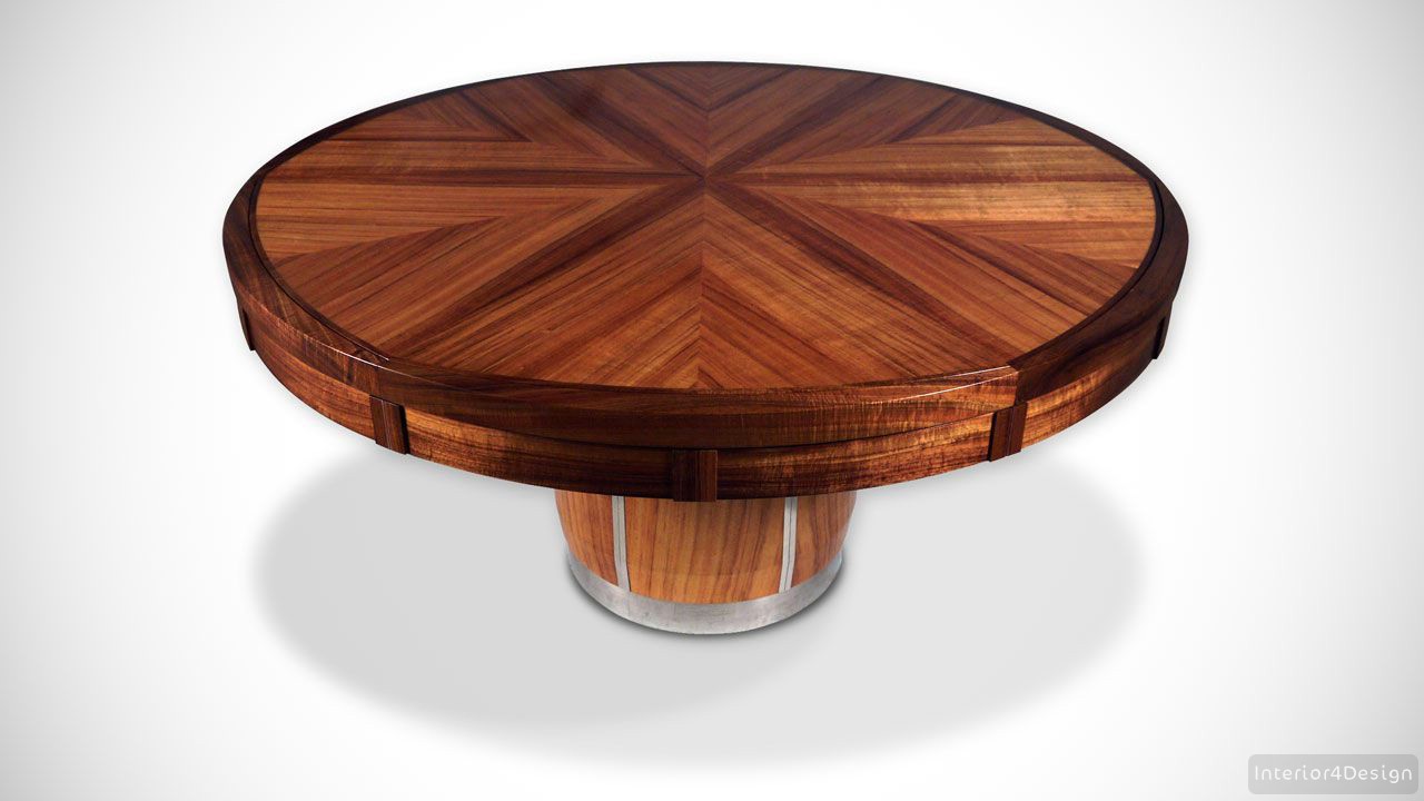 Expandable Round Dining Table The Fletcher Capstan Table BHD Inspiration