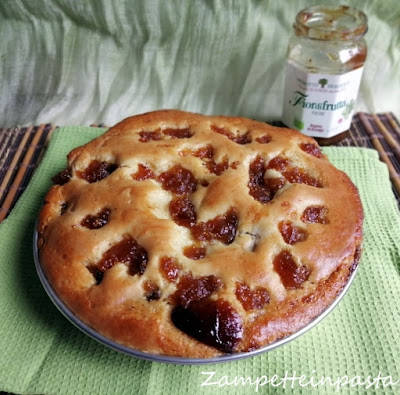 TORTA SENZA UOVA CON MARMELLATA DI FICHI