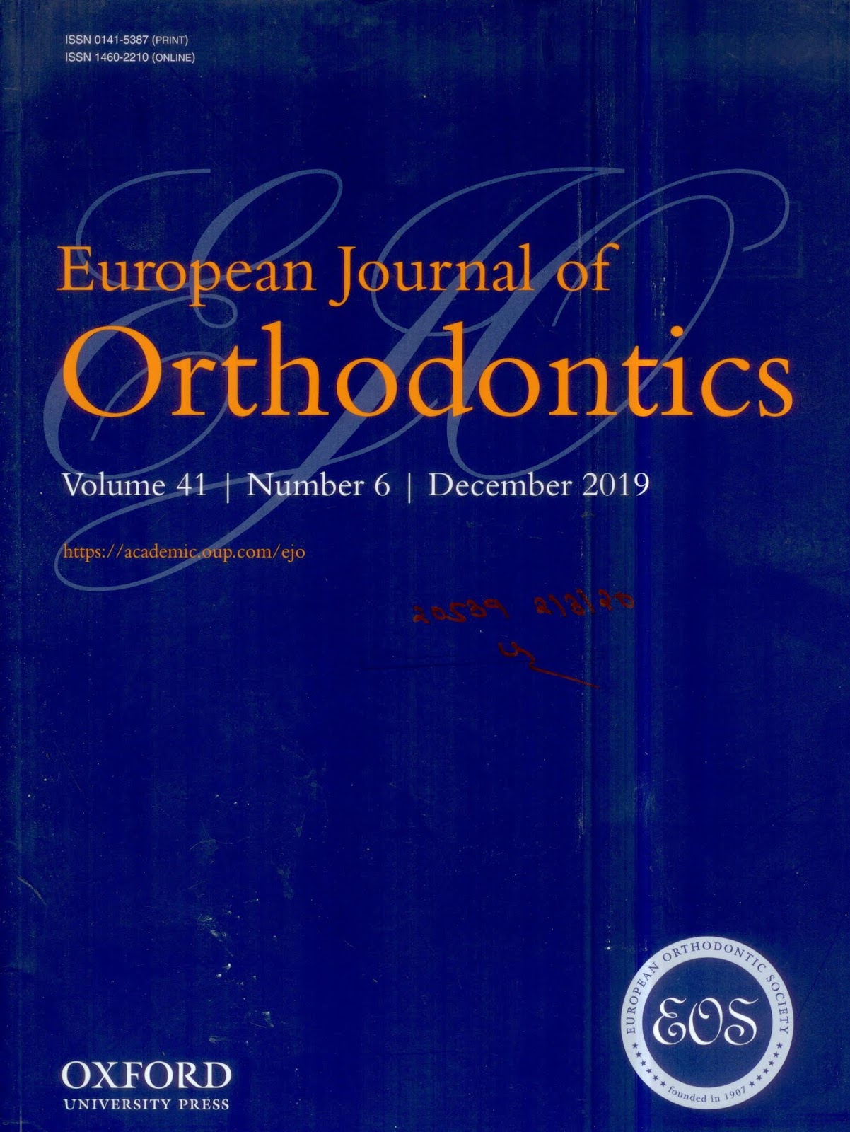 https://academic.oup.com/ejo/issue/41/6