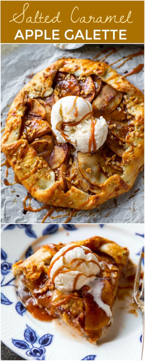 salted caramel apple galette Family Meal Recipes