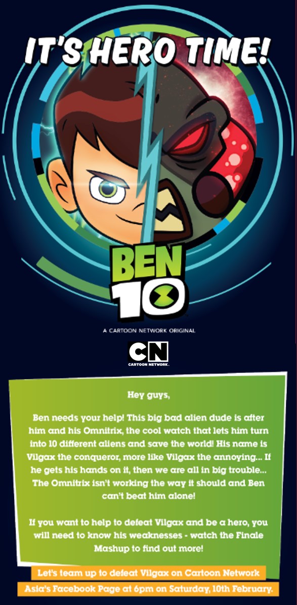 Lemon GreenTea: Ben 10 Needs your Help to save the World!