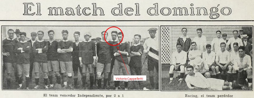 HISTORIA DE INDEPENDIENTE CAMPEONATO DE PRIMERA DIVISIÓN AAF 1915 Octavo