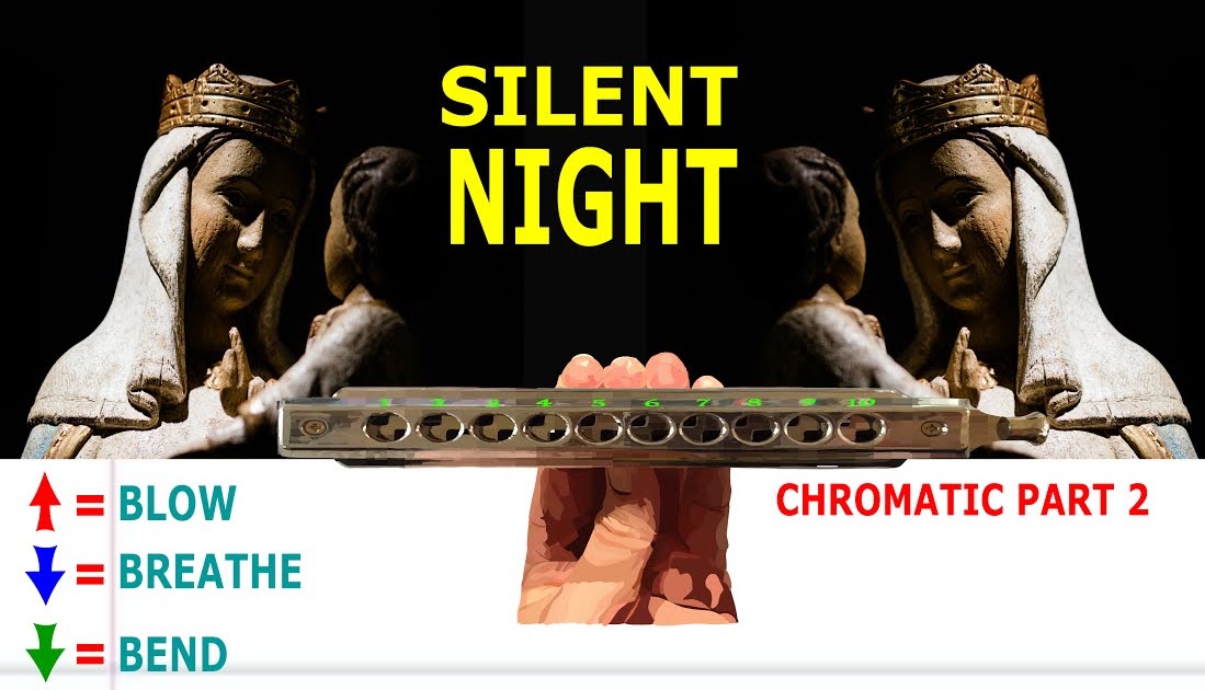 Harmonica TABS for Silent Night Chromatic Part 2