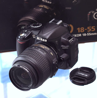 Kamera DSLR Nikon D3100 Fullset di Malang