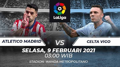 Prediksi La Liga Spanyol Jornada 22: Atletico Madrid vs Celta Vigo 09 Februari 2021