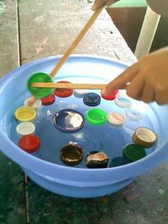 10 juegos con tapones reciclados
