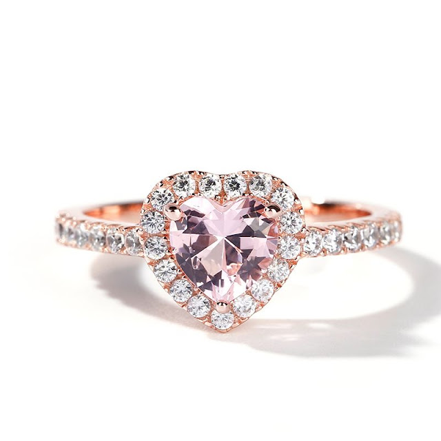 heart shape engagement rings