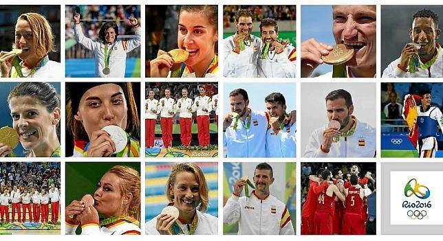 Cosas mías, coses meues: Medallistas españoles en Río