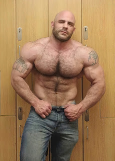 Big Furry Muscles Bodybuilder Dads