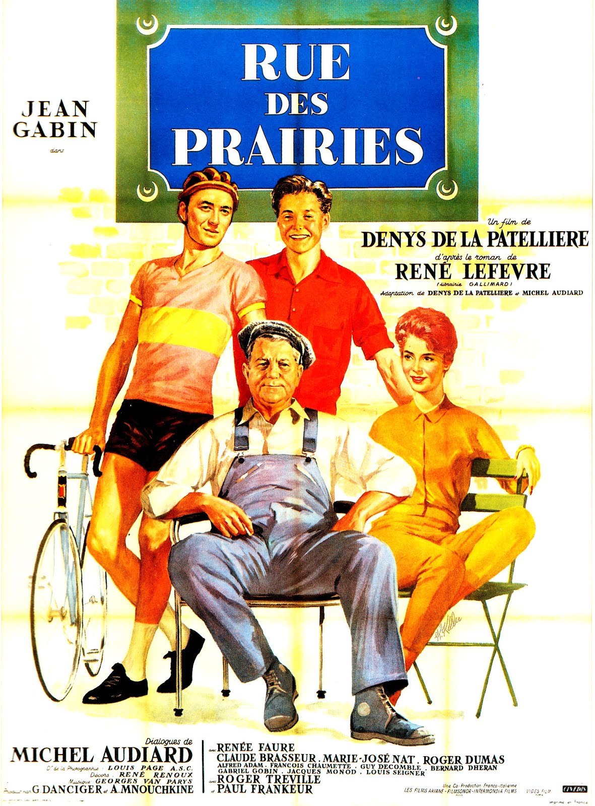 Rue des prairies (1959) Denys De La Patellière - Rue des prairies (01.06.1959 / 22.07.1959)