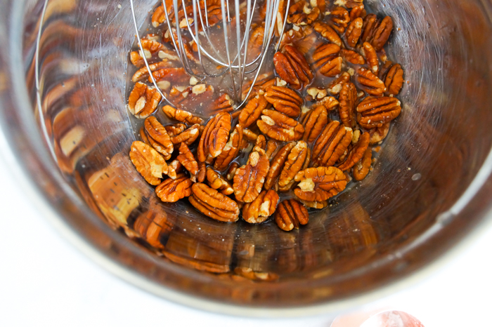 how to  make Copycat Trader Joe's Cocoa Chile Spiced Pecans