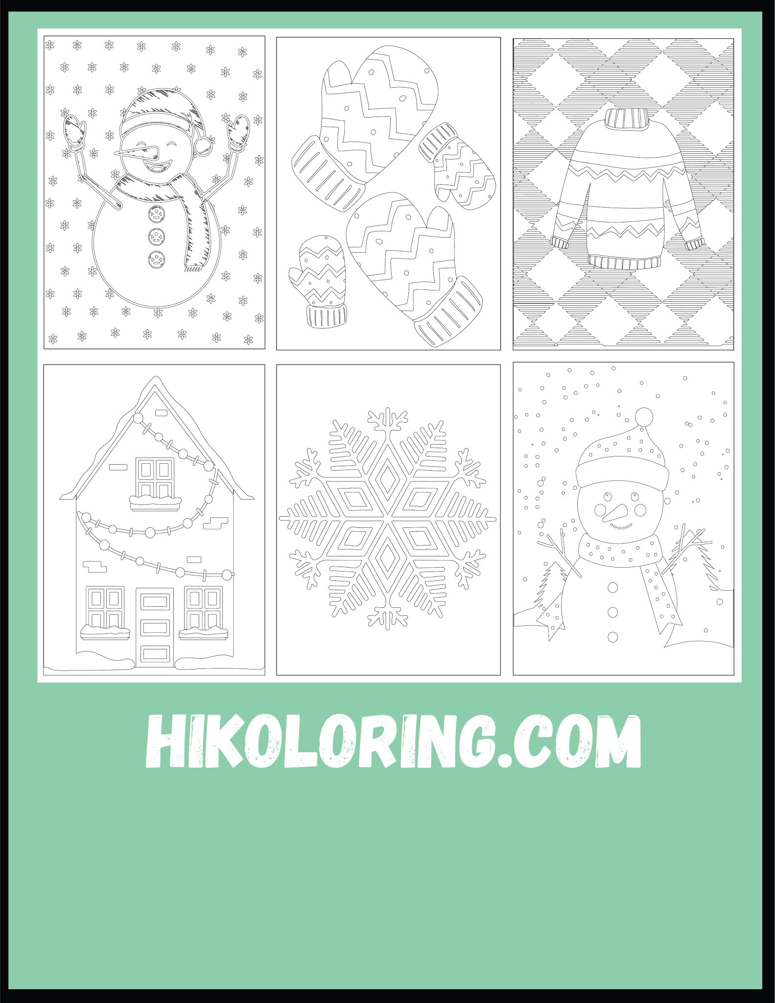 Winter Wonderland Coloring Book