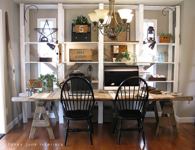 An easy to assemble shelving kit you will adore! Ikea GORM, I love you. And 3 ways I've used it in my home. via Funky Junk Interiors An easy to assemble shelving kit you will adore! Ikea GORM, I love you. And 3 ways I've used it in my home. via Funky Junk Interiors