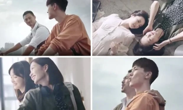 Quảng cáo TQ bị chỉ trích vì gọi đôi đồng giới là 'cha và con'