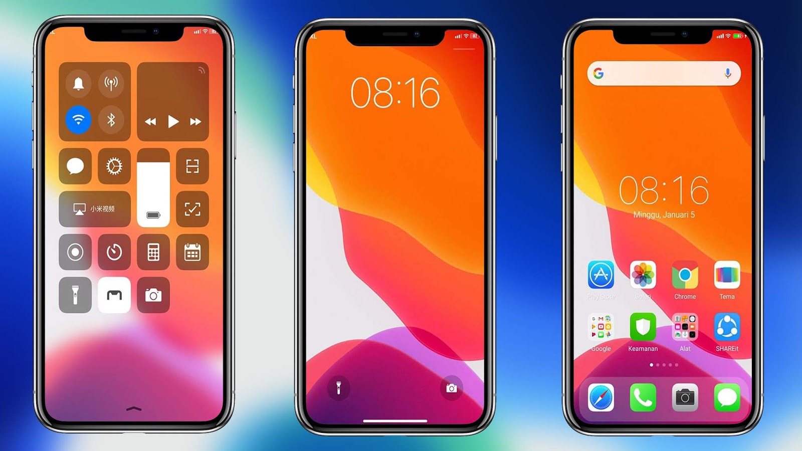 Cara mengubah tampilan Xiaomi seperti iPhone 11 Pro
