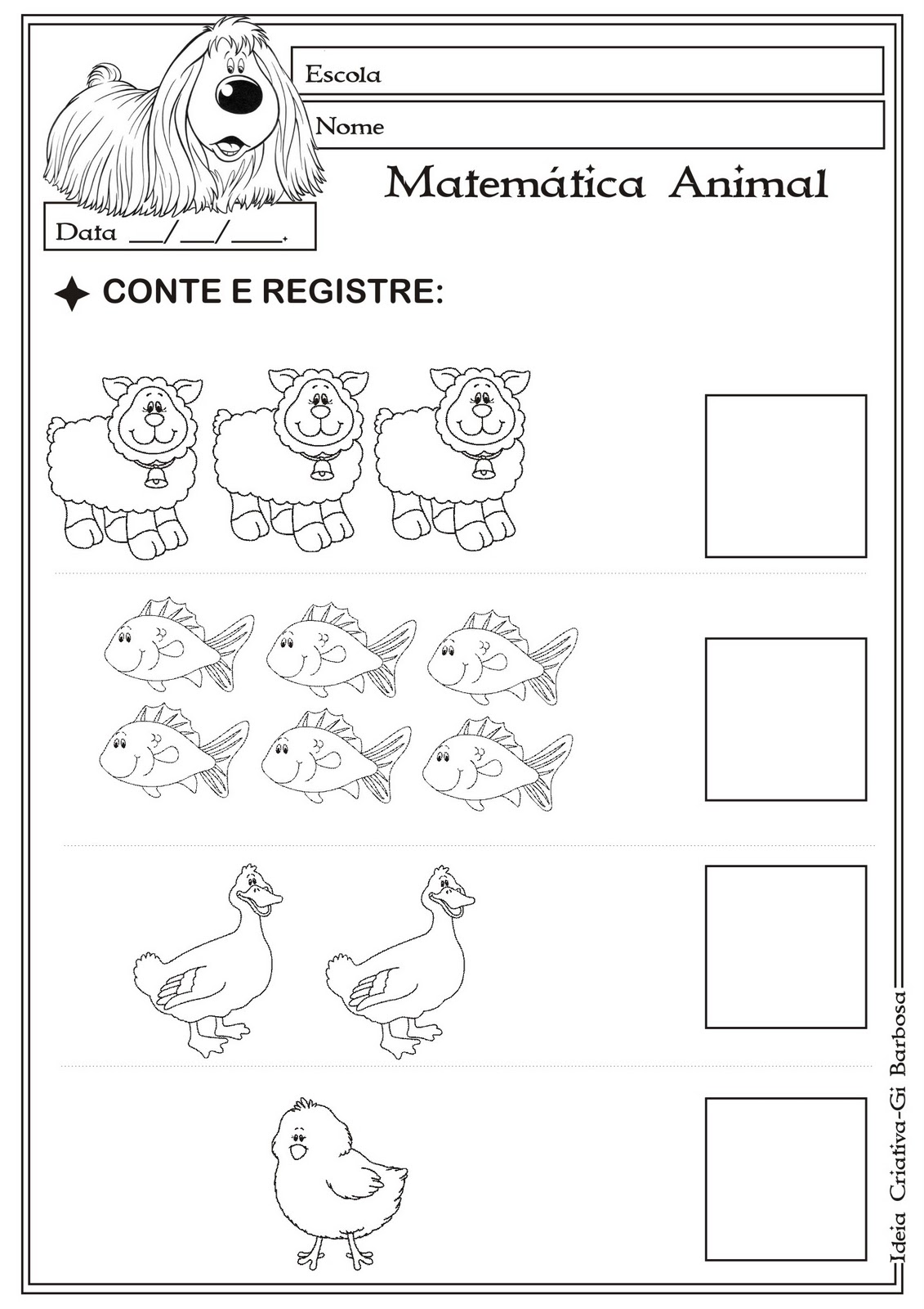 Atividades De Matemática Para Educação Infantil - Atividades