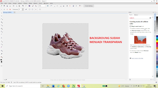 Cara Menghilangkan Background Putih Pada Foto Menggunakan Corel Draw