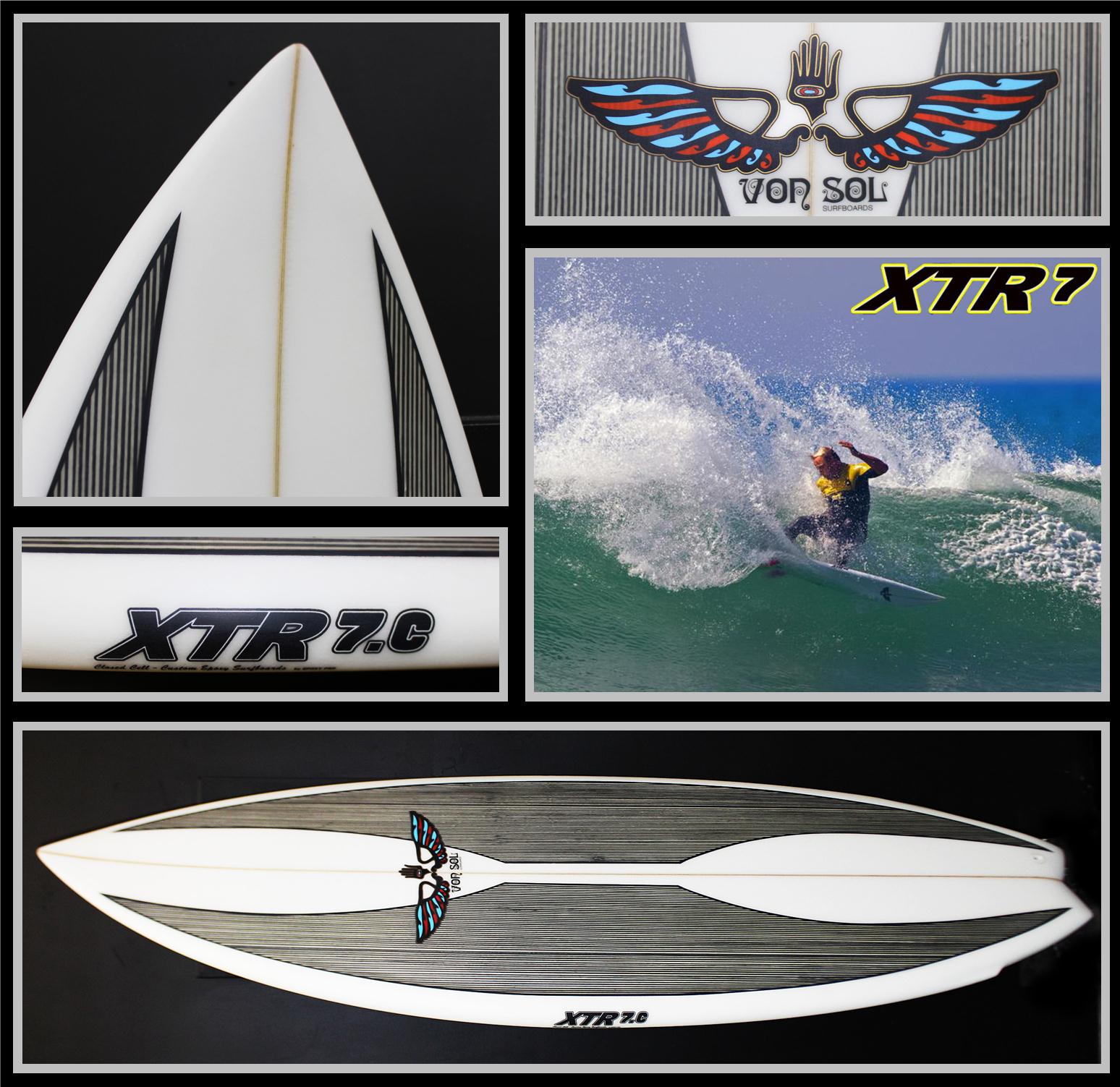 Von Sol Surfboards, Oceanside California XTR MANTIS