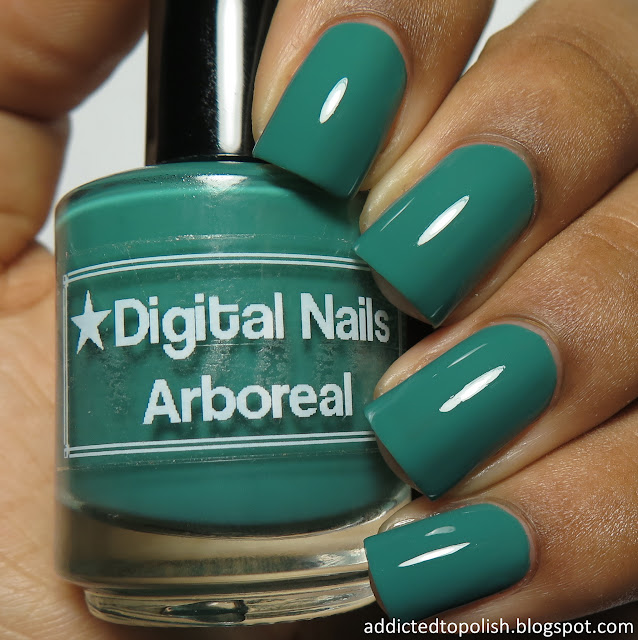 digital nails arboreal creme a la mode box