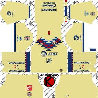 Club America 2019/2020 Kit - Dream League Soccer Kits