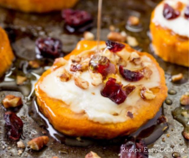 Sweet Potato Goat Cheese Appetizers